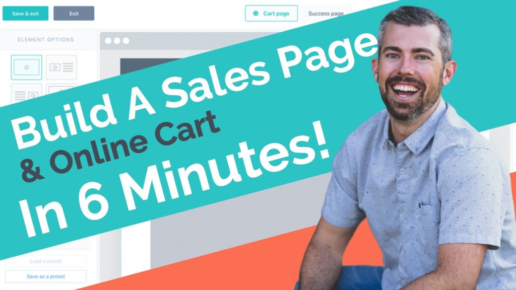 Build A Sales Page and Cart In 6 Minutes with Thrivecart - Sales Cart